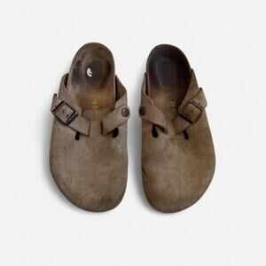 Birkenstock Boston’s Suede Clogs, Women’s 7
